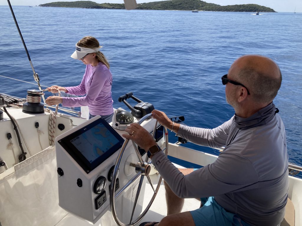 Learning to sail in the Caribbean